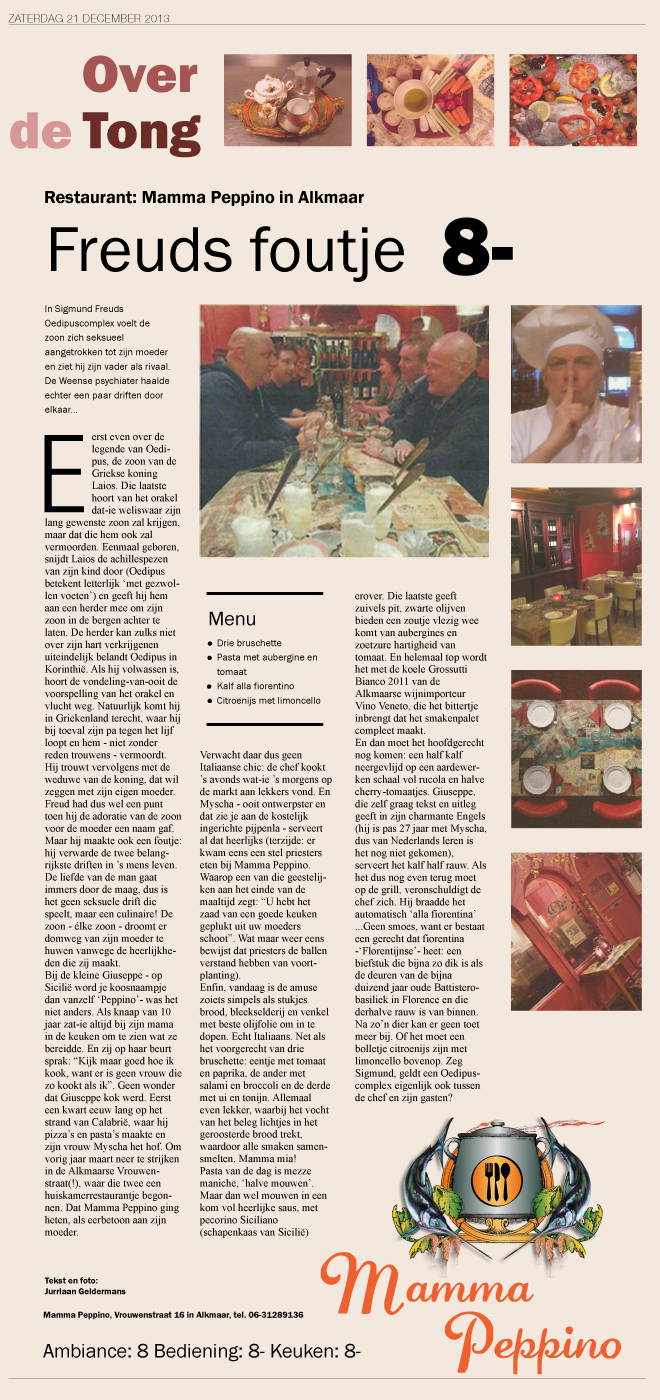artikel over de tong artikel over de tong